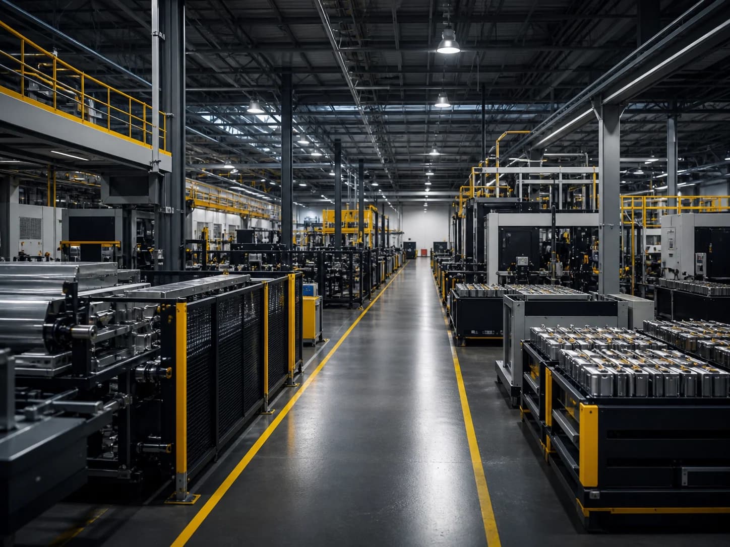Illustrative factory floor
